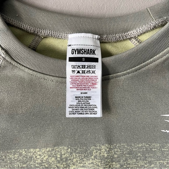 🛍️Gymshark Adapt Ombré Seamless Long Sleeve Size Small - Picture 7 of 7